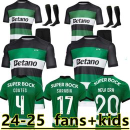 24 25 Soccer Jerseys Lisboa Sporting CP Lisbon Special Jovane RONALDO Sarabia Vietto ACUNA 2024 2025 Maillot Jersey Clube De Home Blue Football Shirt Men Kids Kit 8888