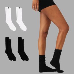Lo Scrunch Socken Sports Socken Baumwolle Damen Mädchen lässig Knie High Stiefel Socken Streetwear für Männer Frauen High Stiefel lose Socke