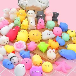 550PCS For Kids Party Gift Squishy Toy Cute Animal Antistress Ball Squeeze Mochi Rising Toys Abreact Soft Sticky Stress Relief 240514