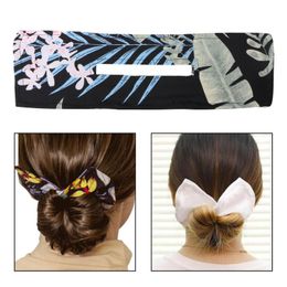 Women Knotted Deft Bun Hair Bands Ropes Wire Headband Hairpin Braider Makers