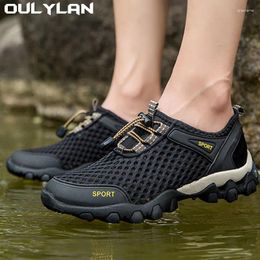 Fitness Shoes Oulylan Male Mountain Sneakers River Walking Camping Trail Spring Summer Men Outdoor Upstream Water Trekking Hiking