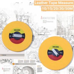 10M 15M 20M 30M 50M Tape Measure Metric Circular Glass Fibre Leather Tape Carpenter Distance Measuring Tools Metre Ruler