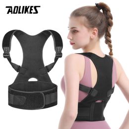 AOLIKES Adjustable Posture Corset Brace Back Belt Lumbar Support Straight Corrector for Men Women S-XXL L2405