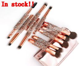 Professional 10 PCS set eye shadow Blush Makeup Brushes Set Foundation Blending Powder Eyeshadow Contour Concealer Blush Cosmetic 6888551