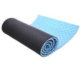 Wholesale-2020 15mm Thick Lose Weight Exercise Yoga Mat 180 x 51cm Pilates Yoga Mat With Carrying Straps Fitness Moisture-Proof Pad9782081