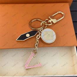 Luxury Fashion Designer Key Buckle Car Keychain Handmade Gold Keychains Lovers Men Womens Bag Pendant Brand Designer Keyrings For Lady 276z