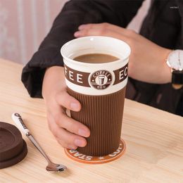 Mugs Simple Personality Ceramic Cup Coffee Customised LOGO Mug Creative Office