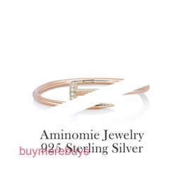 Carrtter Designer Screw Bangle Bracelet Nails Love Luxury Jewelrys Trendy 18K Gold Diamond for Women Men Nail Bracelets Silver Jewelry Bracelet 2GNU
