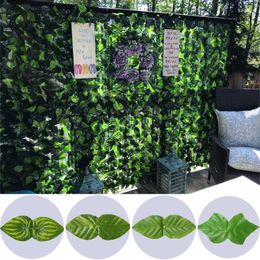 Decorative Flowers Multi Specification Simulation Fence Green Fruit Leaf Panel Home Outdoor Garden Balcony Decoration Privacy