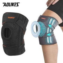 AOLIKES 1PCS NEW Knee Brace with Side Stabilisers & Patella Gel Pads,Knee Support for Cycling,Running,Climbing L2405