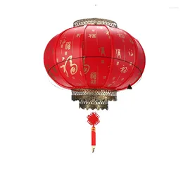 Party Decoration Rotating Red Tome Lamp Chandelier Year Chinese Style Outdoor Door Balcony Housewarming Spring Festival Sheepskin Lantern