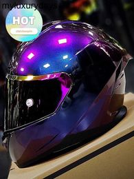 Capacete de motocicleta Arai aprovado pelo DOT Capacete de alta qualidade unissex Acorde o capacete de motocicleta Lion 12 Motorcycle Capacete de Capace