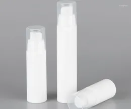 Storage Bottles 15ml 30ml 50ml Empty White Serum Vacuum Pump AS Lotion Sub-Bottling With PP Cream Airless Bottle SN870