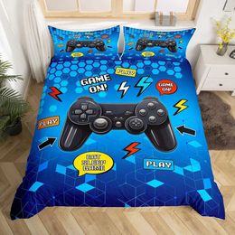 Bedding sets Watercolour Cartoon Basketball Print Set Duvet Cover for Kid Teen Boys Sports Quilt with 2 casesFull Size H240521 DRRP