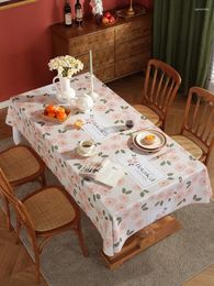 Table Cloth Waterproof Oil Proof And No Wash Tea Cushion Household Nordic