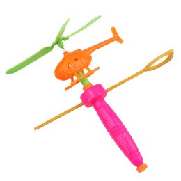 5Pcs DIY Pull Line Helicopter Plane Outdoor Games Interactive Toy for kids Birthday party Favors Pinata Fillers Carnival Prizes