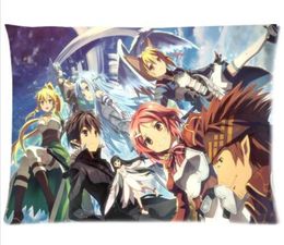 Sword art online SAO Custom printed design Custom Rectangle Pillow Case 16quotx24quot 20quotx30quot one side6678008