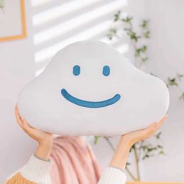 Plush Pillows Cushions 50cm Cute Ins Cloud Plush Pillow Stuffed Soft Creative Plush Sun Cloud Toy Car Pillow Home Decor Kids Toys H240521