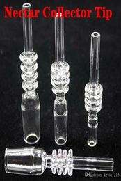 High quality Frosted Quartz Tips for Nector Collector 10mm 14mm 18mm Male Joint Quartz Nail Dab Tool for Dab Rigs bong7177006