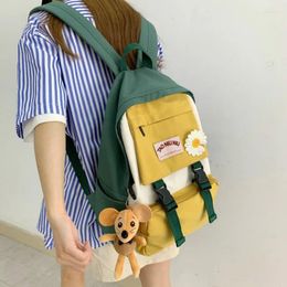 Backpack LENLEI School Girls Women Fashion Cute Shoulder Bags Small Fresh Ladies Backpacks College Students Schoolbags Korean