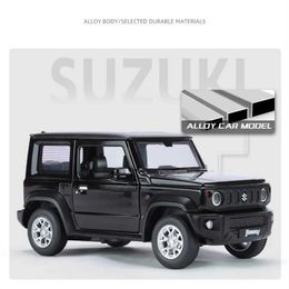 Diecast Model Cars 1 24 SUZUKI Jimny Alloy Car Model Diecasts Metal Off-Road Vehicles Car Model Sound and Light Simulation Collection Kids Toy Gift