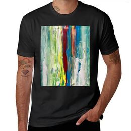 Men's Polos Abstract Painting #3 T-shirt Kawaii Clothes Oversized Fruit Of The Loom Mens T Shirts