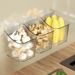 Kitchen Storage Transparent Basket Convenient Multi-functional Design Easy Installation Durable Materials Neat And Orderly Rack