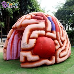 Inflatable Brain Channel Tent, Air Model Human Model Inflatable Mall Safety Promotion Education Inflatable Props