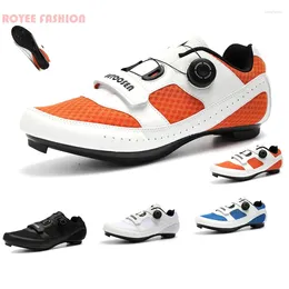 Casual Shoes 2024 Cycling Sneaker MTB Mountain Bike Cleat Men Sports Dirt Road Boots Speed Racing Women Bicycle Shoe