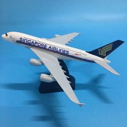 Aircraft Modle JASON TUTU Diesel Metal Aircraft Model 1 200 20cm aircraft model Singapore Airlines A380 aircraft toy S2452204