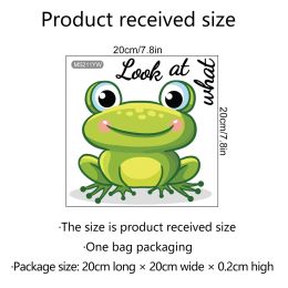 Cute Frog Toilet Sticker Toilet Toilet Logo Sticker Toilet Cover Decorative Sticker And Wall Stickers for Bedroom