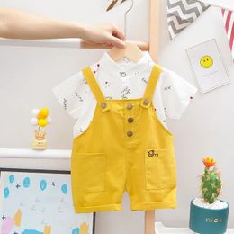 Clothing Sets 0-4 Year Old Baby Boys And Girls Clothes Suits Quality Summer Children's Overalls With Toddler Shirts