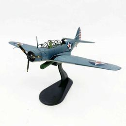 Aircraft Modle Diecast Metal Alloy 1 72 Scale World War II USAF TBD Devastator Bomber Fighter Aircraft Replica Model Toy For Collection Y240522