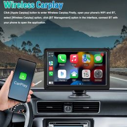 Wireless Carplay Car Radio 17.78cm Touch Screen Car Stereo Support Android Auto Universal Car Multimedia Player with Support FM/
