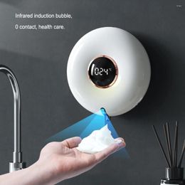 Liquid Soap Dispenser Automatic Foam Rechargeable Touchless Induction Hand Machine Foaming Device Countertop Refillable Punch Free