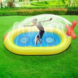 Pool 2024 Large Inflatable Sprinkler For Kids Splash Water Playing Pad Swimming Summer Toys Outdoor Backyard