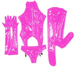 Casual Dresses Whole Latex Outfits Catsuit Rubber Body Suits Gloves Stocking Briefs Thicken Corset amp Long Finger 7XL7957002
