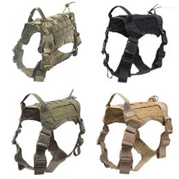 Dog Collars Tactical Harness Military Pet German Shepherd K9 Training Vest And Leash Set For Small Medium Large Dogs