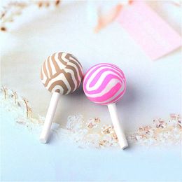 4pcs Toys Lollipop Simulation Candy For Dollhouse Miniature Toy Mini Food Kitchen Gift Doll Accessories