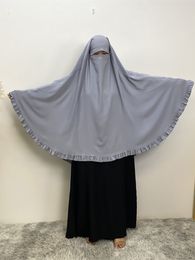 Chaomeng Nida Khimar Muslim Women Clothing Islamic Prayer Hijab Cap Ramadan Scarf Robe Abaya Turban Jilbab Turkish Jewish Niqab