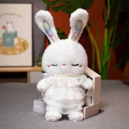 Plush Dolls Cute Rabbit Stuffed Doll Lovely Bunny With Skirt Soft Plush Toy Animal Cartoon Decorations for Girls Children Baby Birthday Gift H240521 P3YW