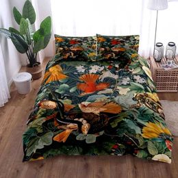 Bedding sets Exotic Garden Set King Queen Twin Single Size Duvet Cover Cases Bed with case No Sheet for Girls H240521 KUVP