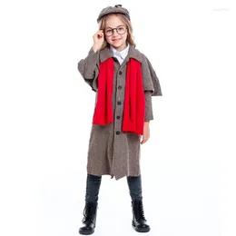 Clothing Sets Halloween Movie Character Detective Cosplay Children's Costume Boys Girls Party Performance School Show Costumes Clothes