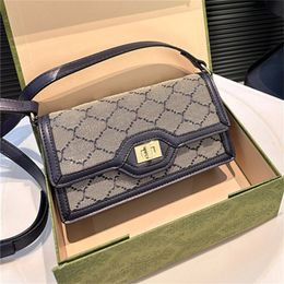 Woman Crossbody Shoulder Bags Designer Phone Bag Mini Baguette Purse Daily Cross Body Flap Print Letter Leather TOP