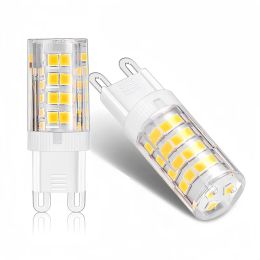 Najjaśniejsza lampa LED G9 AC220V 5W 7W 9W 12W Ceramiczna SMD2835 żarówka LED ciepłe/chłodne białe światło reflektorów Wymień światło halogenowe D2.0