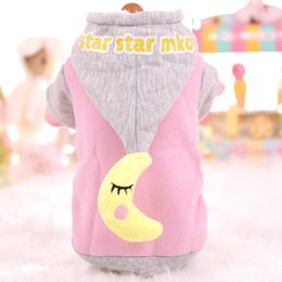 Dog Apparel Fashion Litter Hooded Jacket Pet Clothes For Small Dogs And Cats Chihuahua YorkiesTeddy Cat Vest Winter Coat