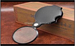 Mini Pocket 8X 50Mm Folding Magnifier Magnifying Eye Loupe Glass Lens Foldable Jewelry Loupes Outdoor Gadgets Cca11598 100Pcs Yfak2083234