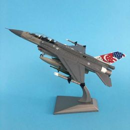 Aircraft Modle JASON TUTU 1 72 Scale F16 Singapore Fighter Alloy Aircraft Model Military Model F16 Fighter Model Plane Drop shipping Y240522