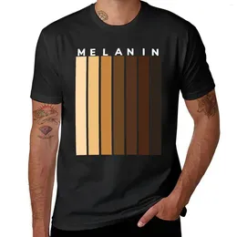 Men's Polos Melanin Shades Black Pride T-Shirt Tees Oversizeds T-shirts