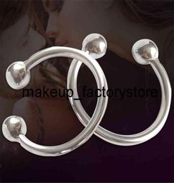 Massage Dual Ball Stainless Steel Cock Head Glans Penis Ring Sex Increase Orgasm Products for Men Toys7991390